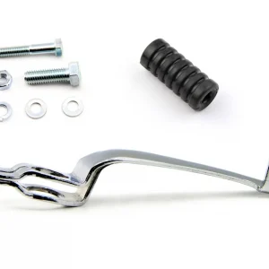 [Paket] Fußschalthebel Ganghebel Schalthebel verchromt für Simson S51 S53 S70 S83 inklusive Normteile und Gummi Geprüft