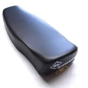 Sale Sitzbankbezug schwarz glatt mit IFA SIMSON Logo Simson S51 KR51/2 S70 Sitzbezug