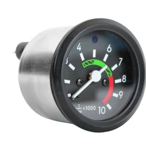 Drehzahlmesser Ø60mm mit Fernlichtkontrolle (blau) Frontring Schwarz für Simson S51, S70, S53, S83 Ausverkauf