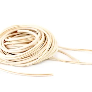 Gummi Keder geschlitzt in der Farbe Elfenbein, Meterware für Simson KR, KR50 Echt