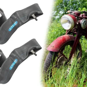 [Paket] 2x Schlauch 2.75 x 17 Zoll, verdickt extra robust, Autoventil gerade, Simson S53 S83, Kreidler Puch Zündapp Herkules Peugeot Moped Motorrad Mofa Sale