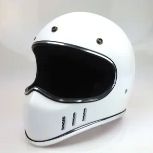 RETRO CROSS,ENDURO HELMET, glossy white, DOT (S, M only) Jetzt Kaufen