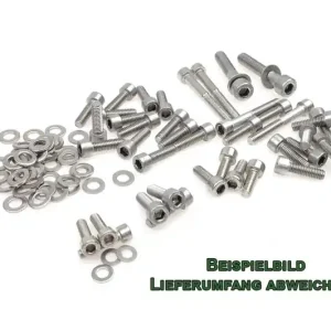 Complete MOTOR SCREW KIT for Yamaha SR500 and XT500, A2 stainless steel Geprüft