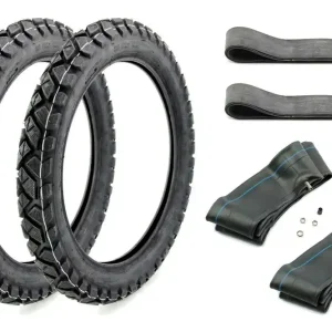 [Paket] 6-teiliges Set Vee Rubber Reifen VRM185 2,75 x 16 Zoll 46M TT + Schläuche + Felgenbänder für Simson Ausverkauf