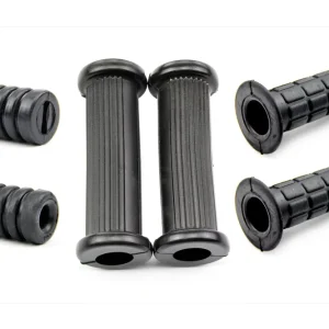 Gummiteile-Set 6-teilig Lenkergriff Kickstarter Gasdrehgriff Fußraste originale Form Fußschaltung Simson S50 S51 Enduro Kostenloser Rückversand