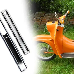 Direkt Vom Hersteller Scheuerleisten für Motortunnel Simson KR51 Schwalbe, Stahl verchromt, Set rechts + links