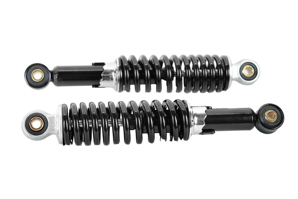 Super-Preis Stoßdämpfer Federbeine 260mm hydraulisch M8 Simson KR51, SR4-1, SR4-2, 5-fach verstellbar Tuning Tieferlegungs-Set