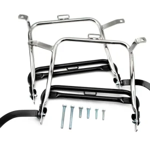 Seitengepäckträger Set rechts links schwarz amp; verchromt Simson S50 S51 S70 Neu