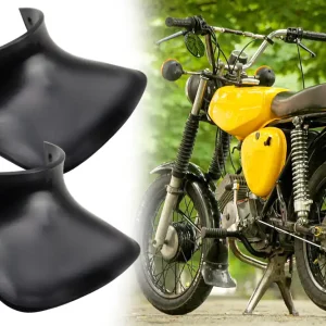 Angebot [Paket] 2x Spritzschutz Schmutzschutz Schmutzfänger Schutzblech für Simson S50, S51, S70, Kunststoff Schwarz