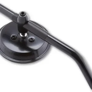 Echt SHIN YO Mini mirror black, round