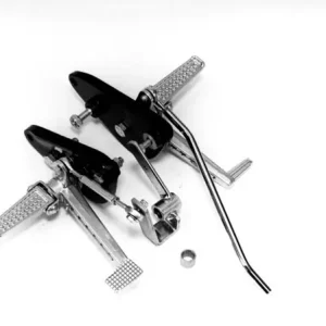 Zurückverlegte FUSSRASTEN-Anlage, RAASK, BMW R80/R100 Monoshock Monolever Sonderangebot