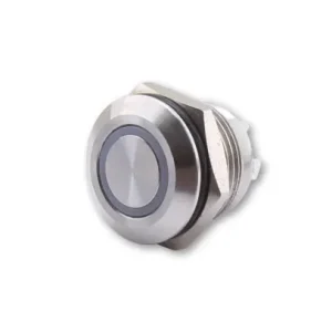Letzte Chance HIGHSIDER push button stainless steel with LED light ring in RED (M12), pieces