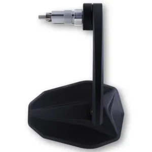 HIGHSIDER CNC handlebar end mirror VICTORY-BLAST EVO, black, with adapter set, pieces Schnäppchen