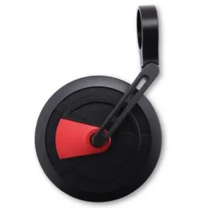 HIGHSIDER HIGHSIDER CNC handlebar end mirror ENTERPRISE-EP1, black/dark red Top-Seller