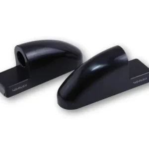 Markenware HIGHSIDER CNC Verkleidungsspiegel Adapter FB-1 kurz, schwarz, Set
