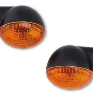 Nur Heute SHIN YO Mini-Blinker, oval, schwarz