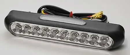 Preiswert SHIN YO LED-Rücklicht LINE, schwarz, transparentes Glas, Nr.-Schild-Beleuchtung