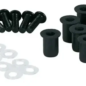 - Kein Hersteller - Fairing screw assortment M5 w. rubber nuts, 8 pcs. Must-Have