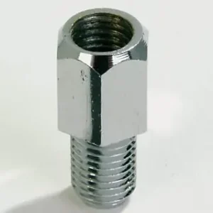 Neu Spiegeladapter Loch M8 re. auf Bolzen M8 li. verchromt