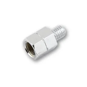 Markenprodukt - Kein Hersteller - Adapter chrome, hole M10 R/H to bolt M8 L/H thread