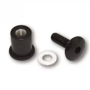 - Kein Hersteller - Fairing screw assortment M6 w. rubber nuts, 8 pcs. Neue Ware