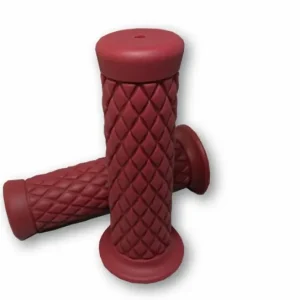 - Kein Hersteller - TPR Soft grips for 1 inch handlebars dark red Bestpreis