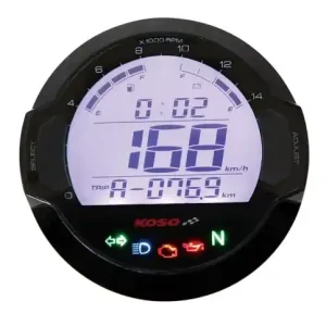 KOSO Digital cockpit with 5 indicator lamps with ABE. Top-Seller