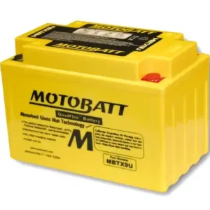 Zertifiziert MOTOBATT Batterie MBTX9U, 4-polig