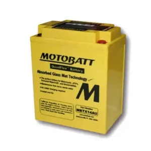 Zertifiziert MOTOBATT Batterie MBTX14AU, 4-polig