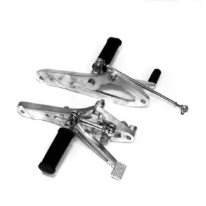 Zurückverlegte FUSSRASTEN-Anlage, RAASK, YAMAHA RD 125 LC Top-Angebot