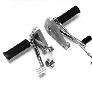 Echt REAR SET Footrests, RAASK, YAMAHA RD 250, 400 1979