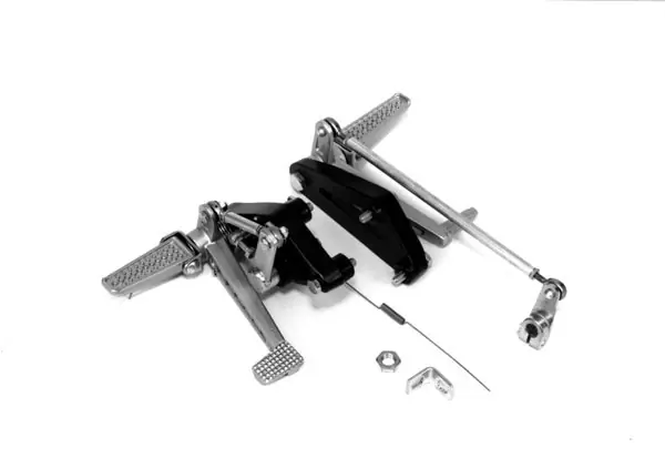 REAR SET Footrests, RAASK, YAMAHA FZR 1000 Exup 1989 - Sonderaktion