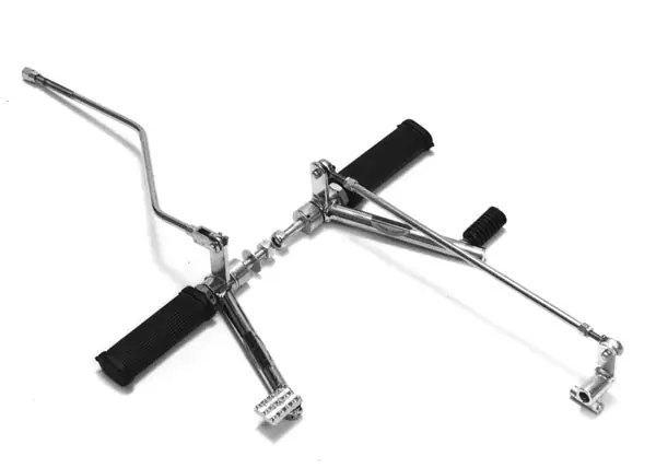 Zurückverlegte FUSSRASTEN-Anlage, RAASK, HONDA CB 125, 350, 450 div. Modelle Heißes Angebot