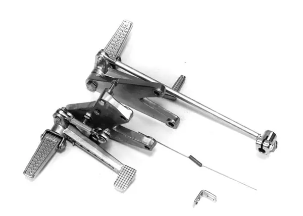 Beliebt Zurückverlegte FUSSRASTEN-Anlage, RAASK, HONDA CBR 900 RR 1992-1999