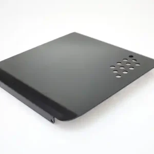 Aktuell FRONT MASK, number plate, universal made of steel, black powder coated