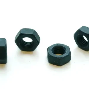 Garantierte Lieferung 4 hexagon nuts, M10x1.5mm, black, for turn signal holders, mirrors, headlights