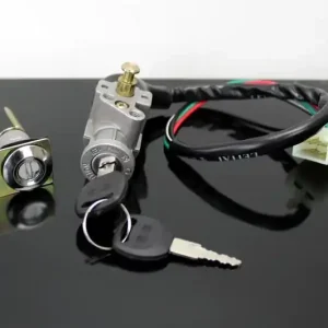 2-piece universal LOCK SET: bolt lock and ignition lock with integrated steering lock Wochenendangebot