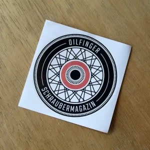Beliebt OILFINGER Sticker "The Wheel" Ø7cm