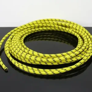 Retro IGNITION CABLE, yellow with black stripes Super-Preis