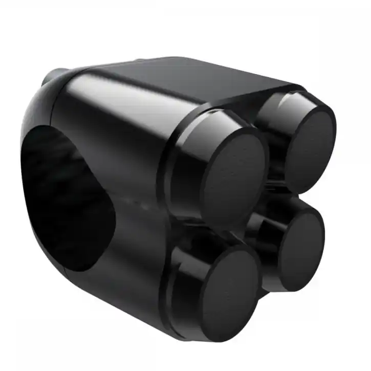 HANDLEBAR SWITCH MOTONE with 4 buttons black for Ø22mm / 7/8" handlebars Zertifiziert