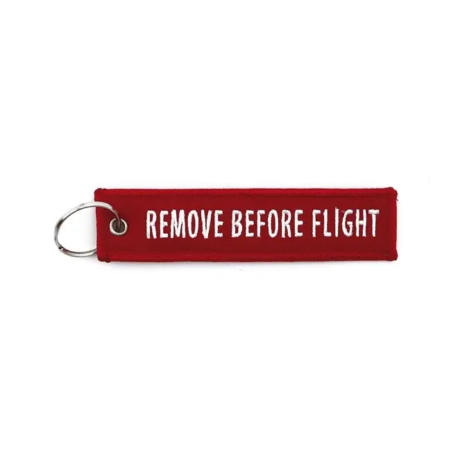 "Remove before Flight" keyring / keyring Rabatt