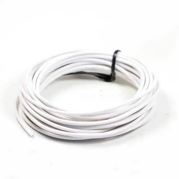 Neue Ware Elektrokabel Ø=0,75 mm² | 5 Meter | weiss