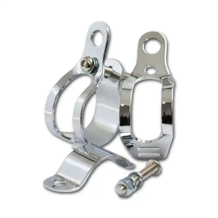 Blinkerhalter-Set | chrom | Ø Gabel 30-45mm Direkt Vom Hersteller