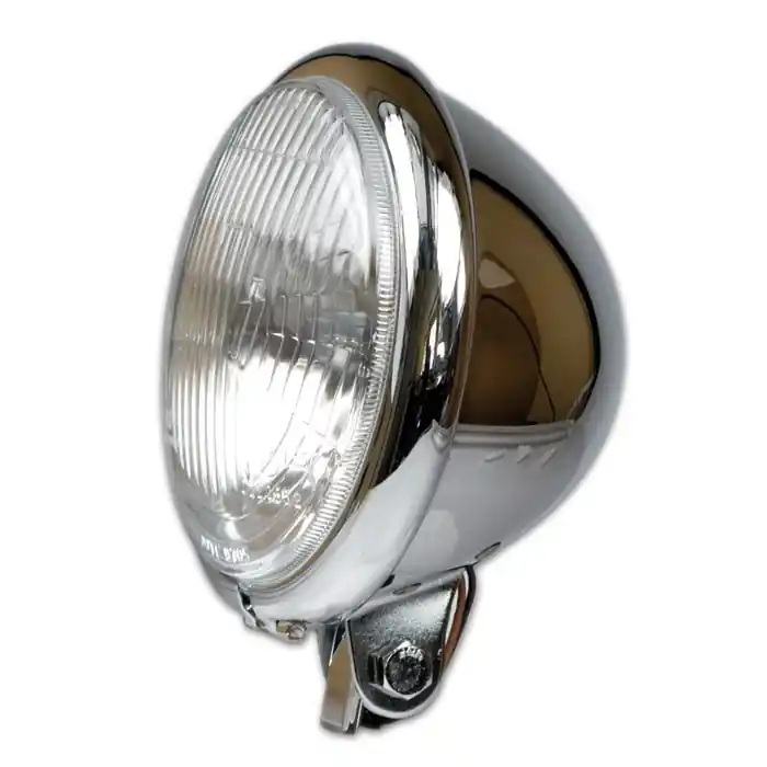 Preis Gesenkt Headlight 5 3/4" Bates Style chrome
