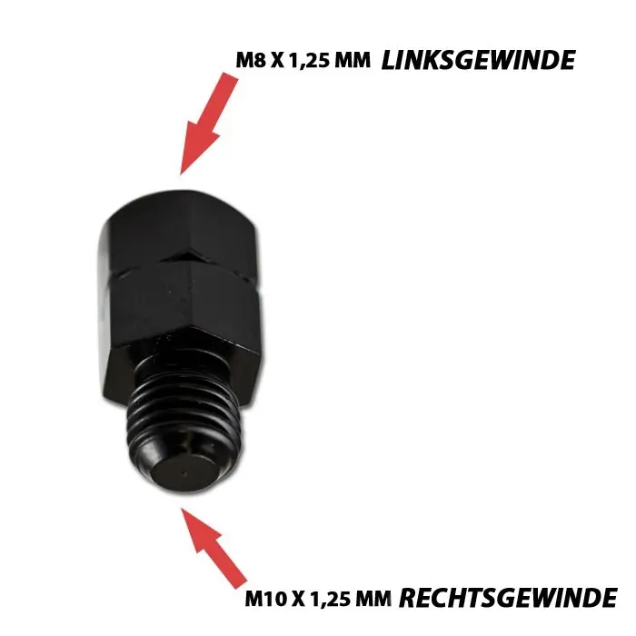 "Spiegeladapter" | M8-L IN / M10-R OUT Aktuell