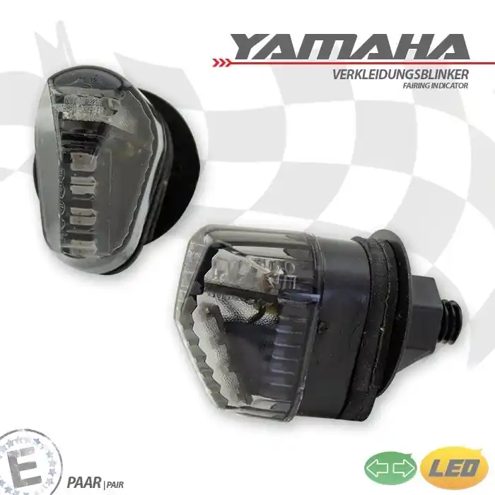 LED-Verkleidungsblinker "Yamaha" | getönt | Paar Billig
