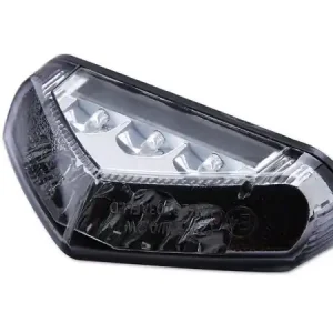LED-Rücklicht schwarz E-geprüft HIGHSIDER smart Preisknaller