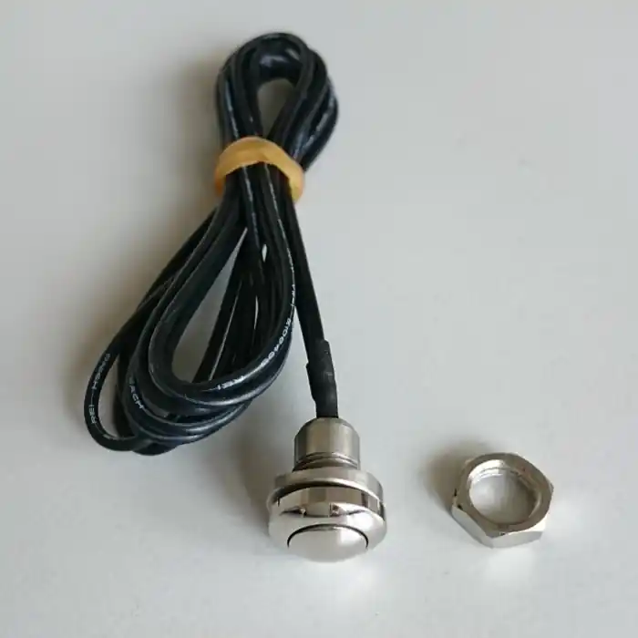 Universal Drucktaster | Edelstahl | Ø 12 x T 16 mm Preisknaller