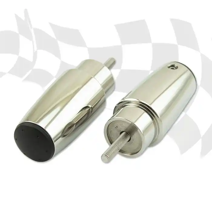 Lenkergewichte "D28" | Alu | chrom | M6-PIA Neue Ware