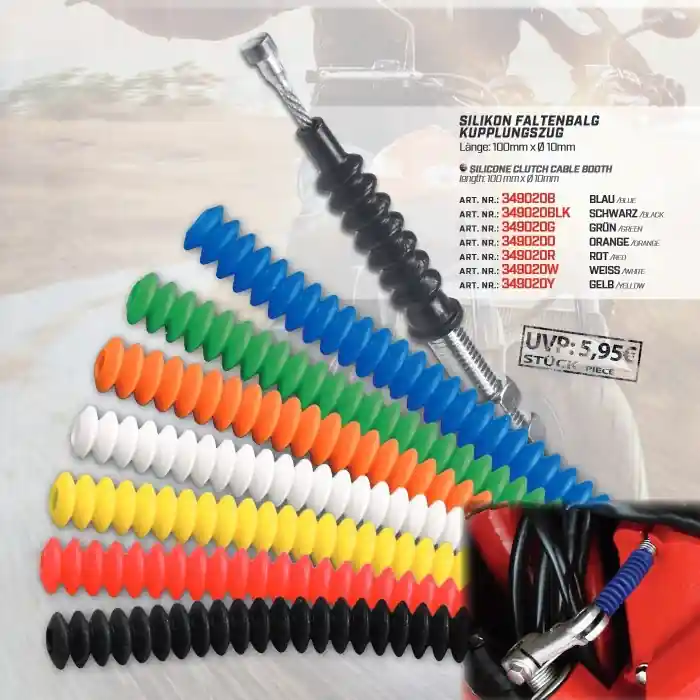 Nur Für Kurze Zeit Faltenbalg Kupplungszug | Silikon | schwarz